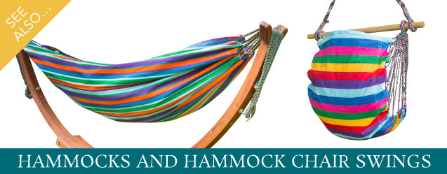 also available multicoloured stripes hammock and hammock chair swings