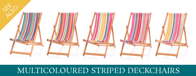 Multicoloured- Striped Deck chair AD