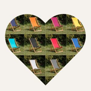 Personalised deckchairs - the perfect wedding gift